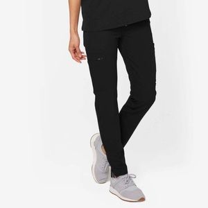 Figs Yola Medium Tall Black Scrub Pants